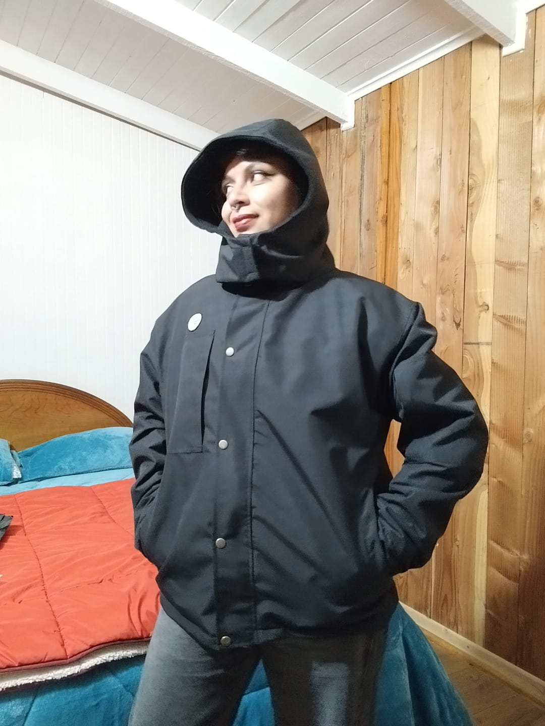 Customer photo review of Chaqueta Impermeable