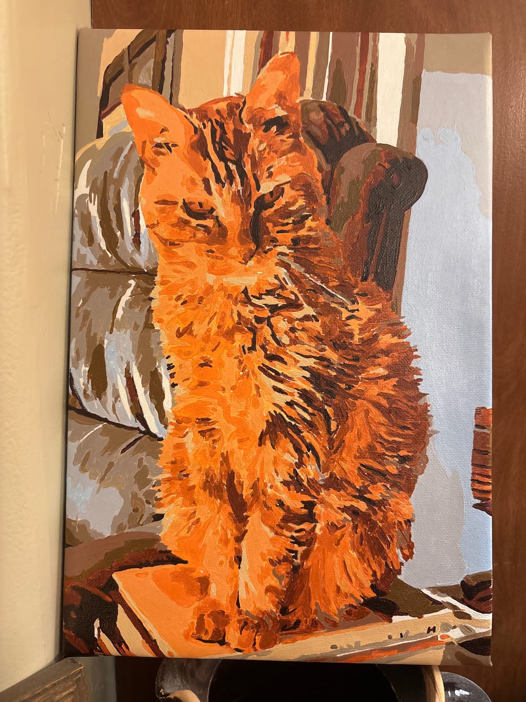 Customer photo review of Pet Custom Paint by Numbers
