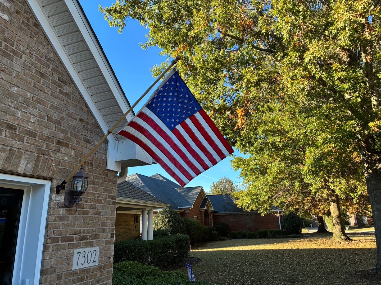 Customer photo review of 3' x 5' American Flag Set