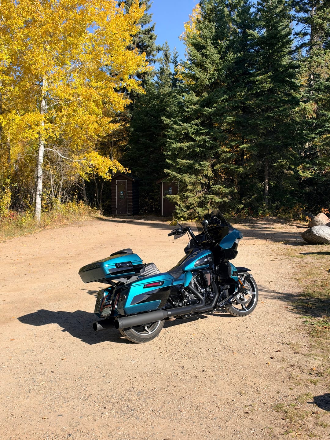 Customer photo review of Color Matched Detachable Tour Pack Kit | Razor Touring Trunk Pack
