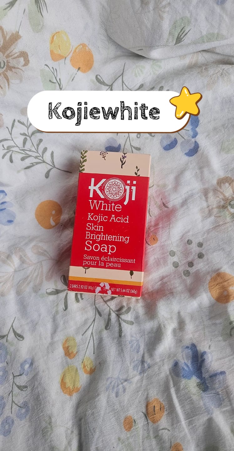 Customer photo review of Pure Kojic Acid Skin Brightening Soap (2 Bars)