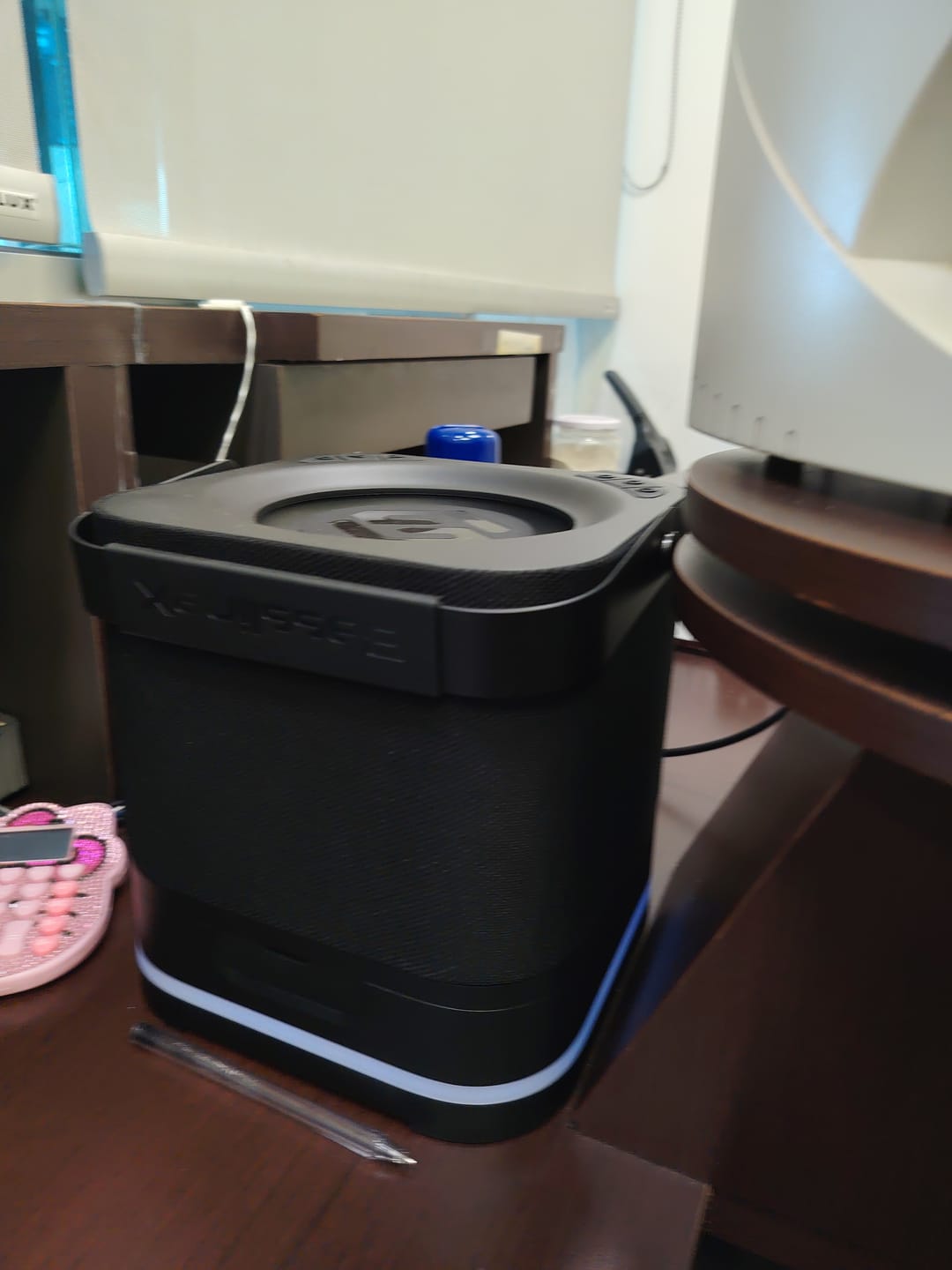 Customer photo review of Parlante Bluetooth Sleve BasslineX Cube