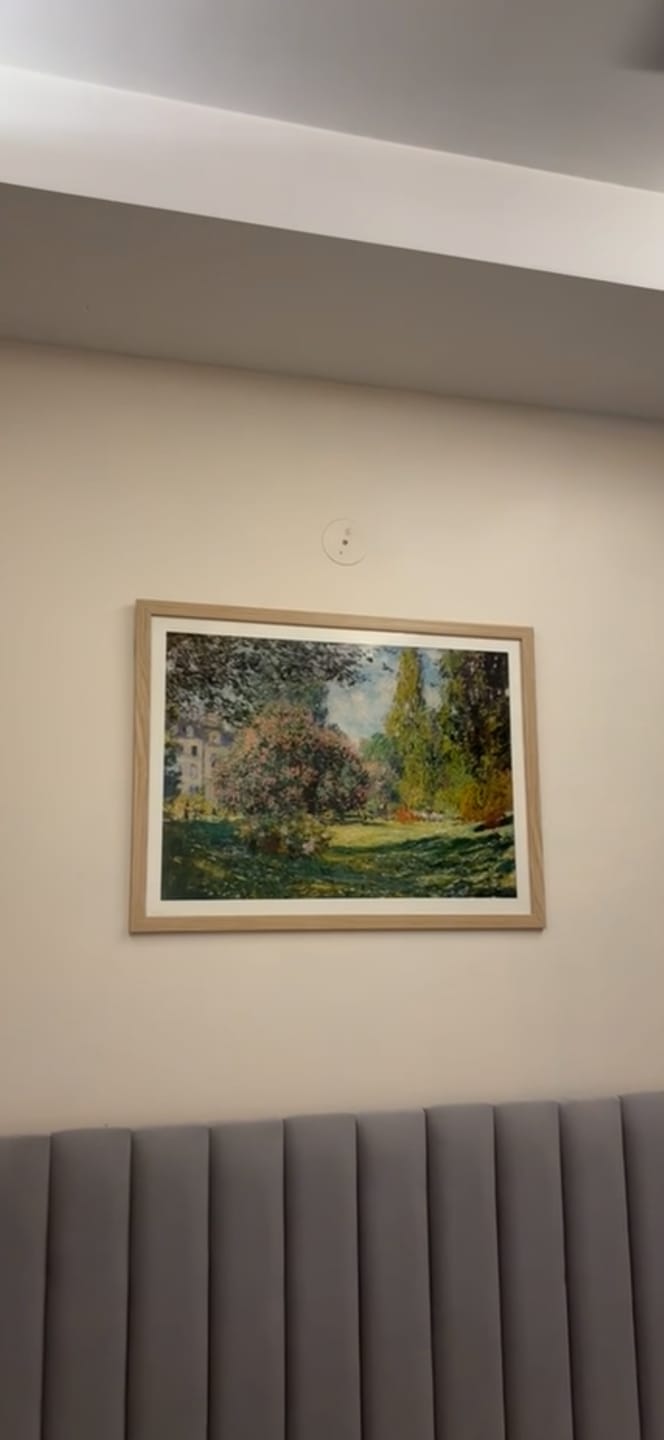 Customer photo review of Landscape The Parc Monceau, Claude Monet Art Painting