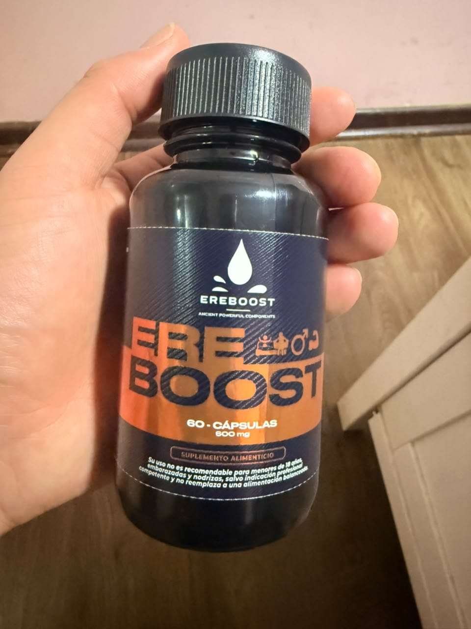 Customer photo review of EREBOOST | 60 Cápsulas | Pack 3 meses