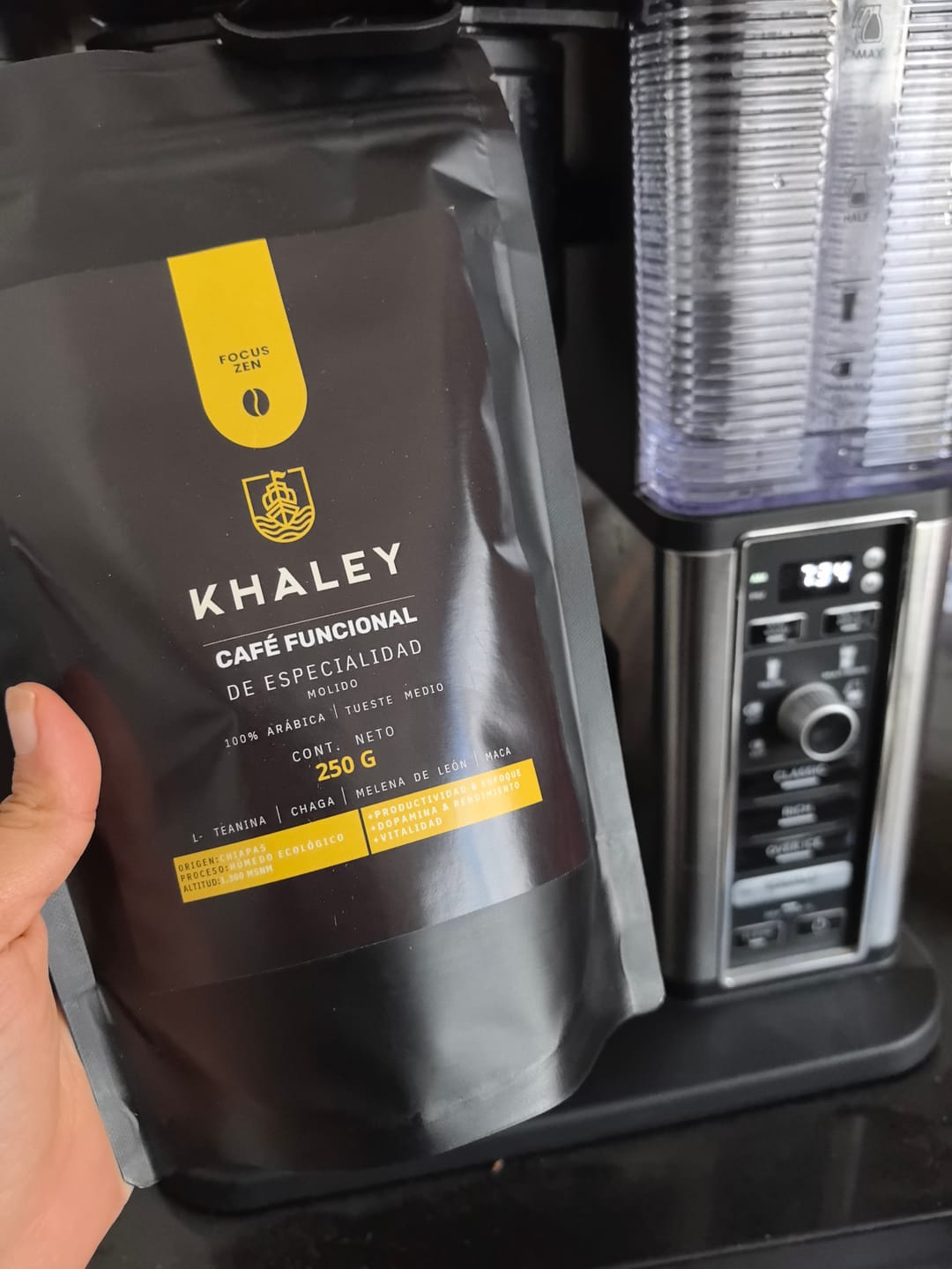 Customer photo review of PREVENTA CAFÉ KHALEY