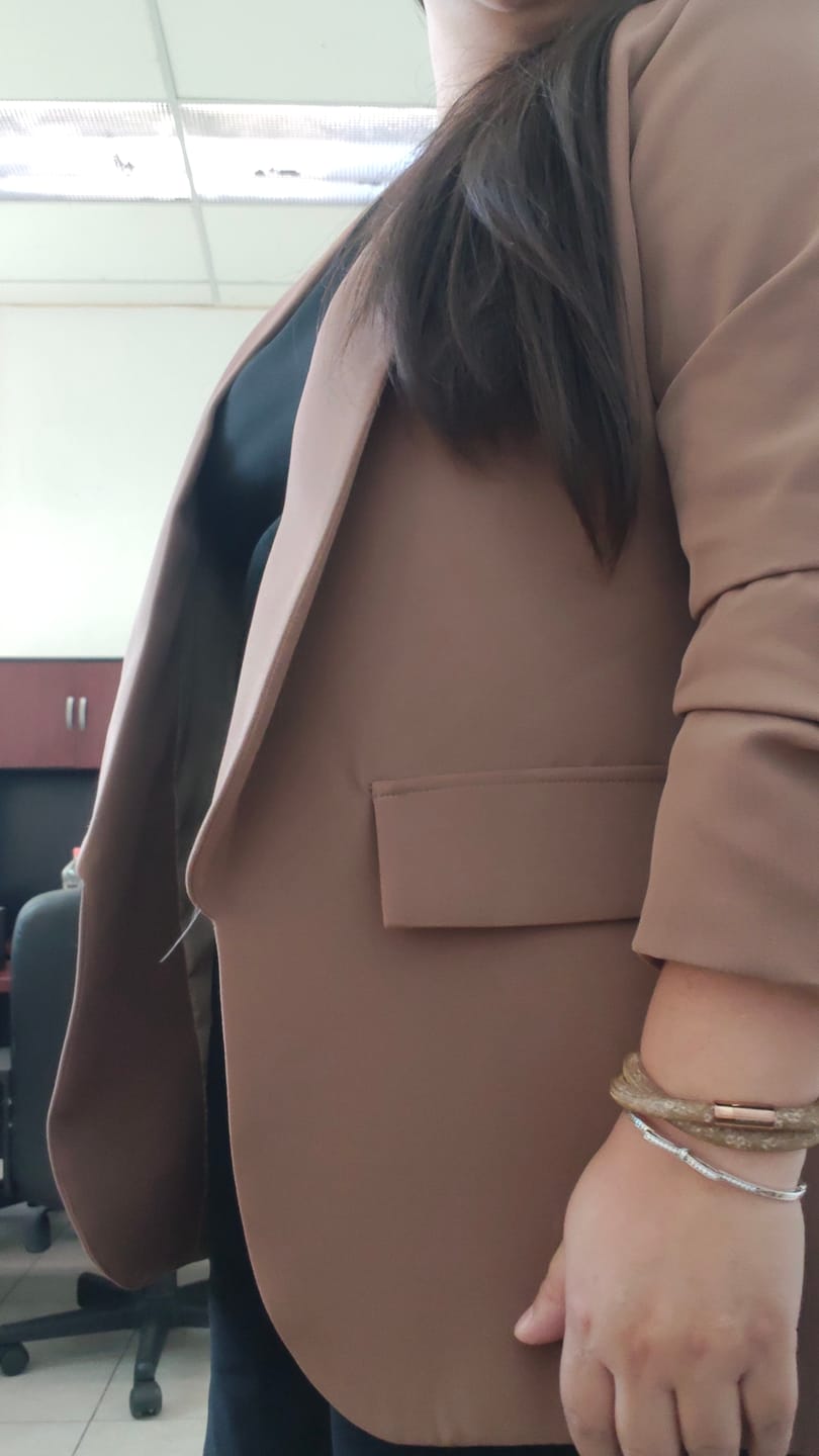 Customer photo review of Blazer Coddy Cappuchino