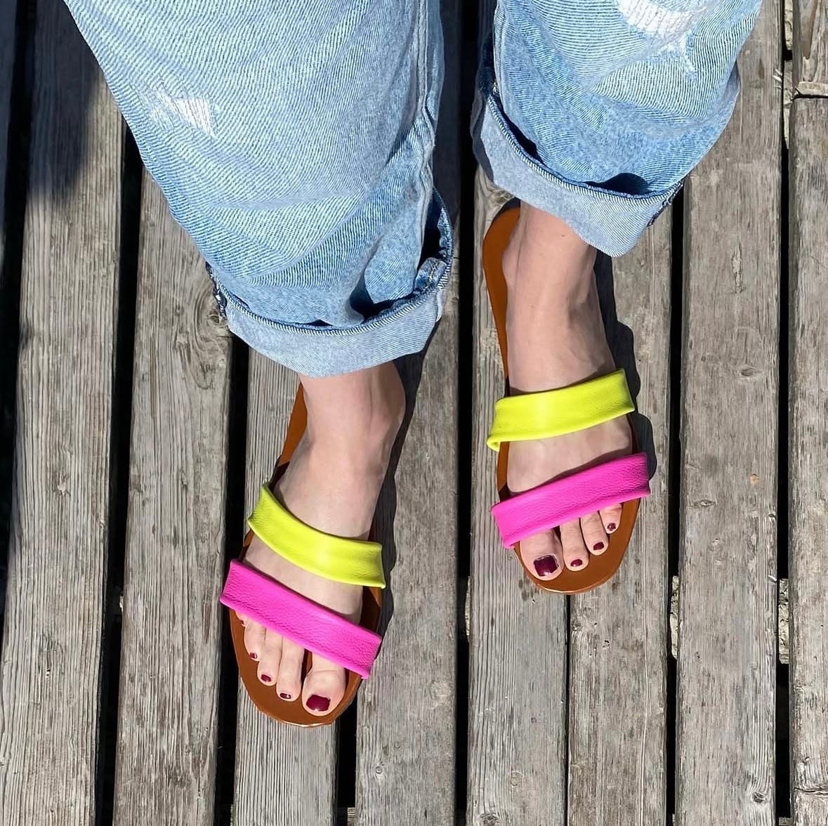 Customer photo review of DIY-Box: The Sandal Collection *Schmale Riemen*