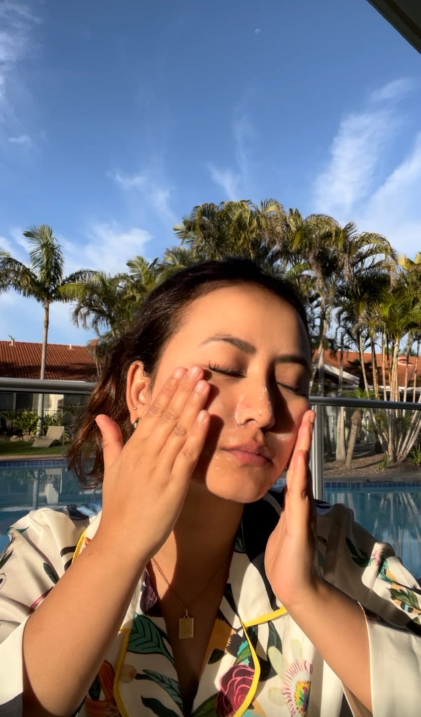 Customer photo review of Sea Cucumber Collagen Gel Cleanser