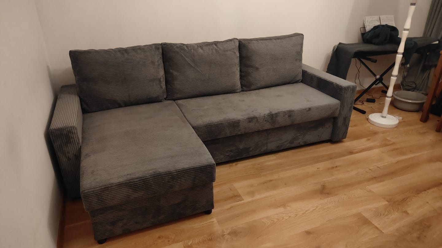 Customer photo review of Narożnik NEO BP sztruks