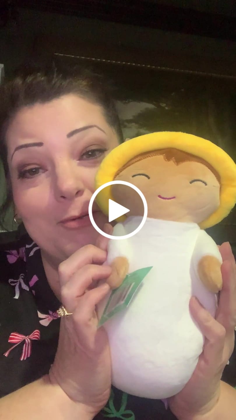 Customer video review of Baby Jesus Cuddle Plush