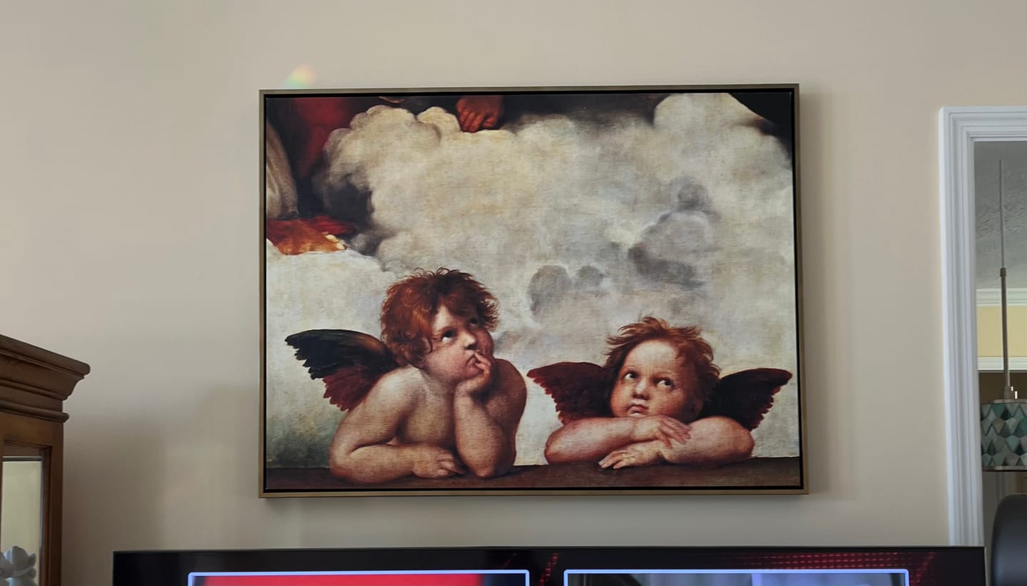 Customer photo review of The Two Angels, Cherubs