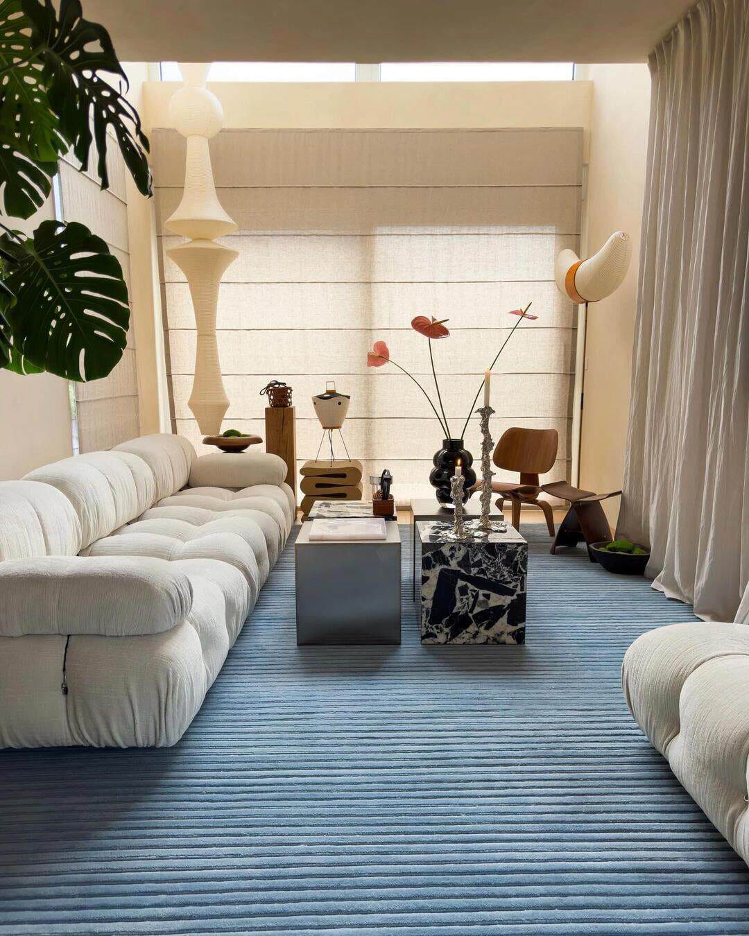 Customer photo review of Hiksnra 3 Seater Sofa with Rectangular Ottoman | Sofa in a Box