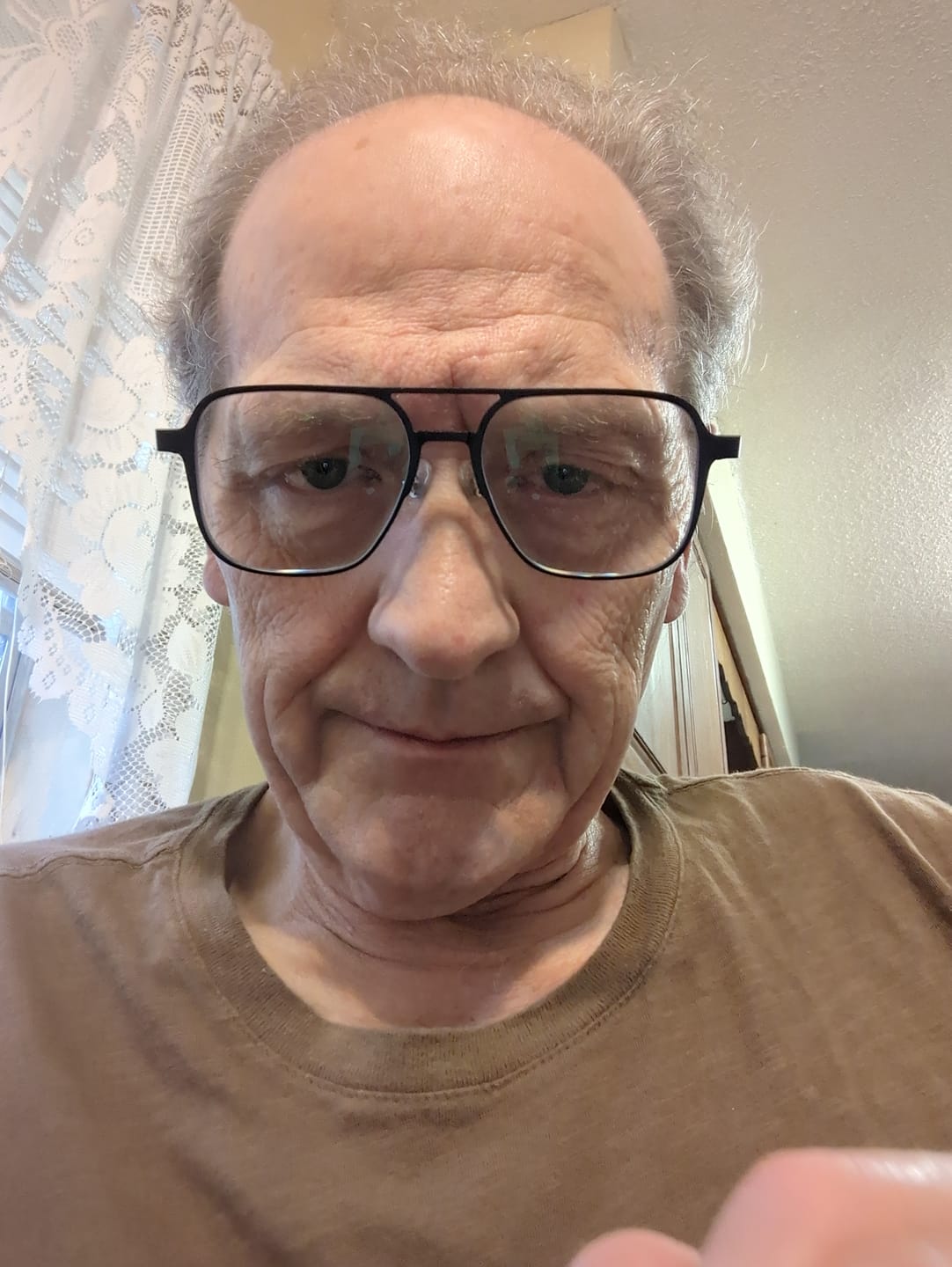 Customer photo review of Arnold | Titanium Magnetic Clip-on Eyeglasses Sunglasses | ZanyLen Best Sellers