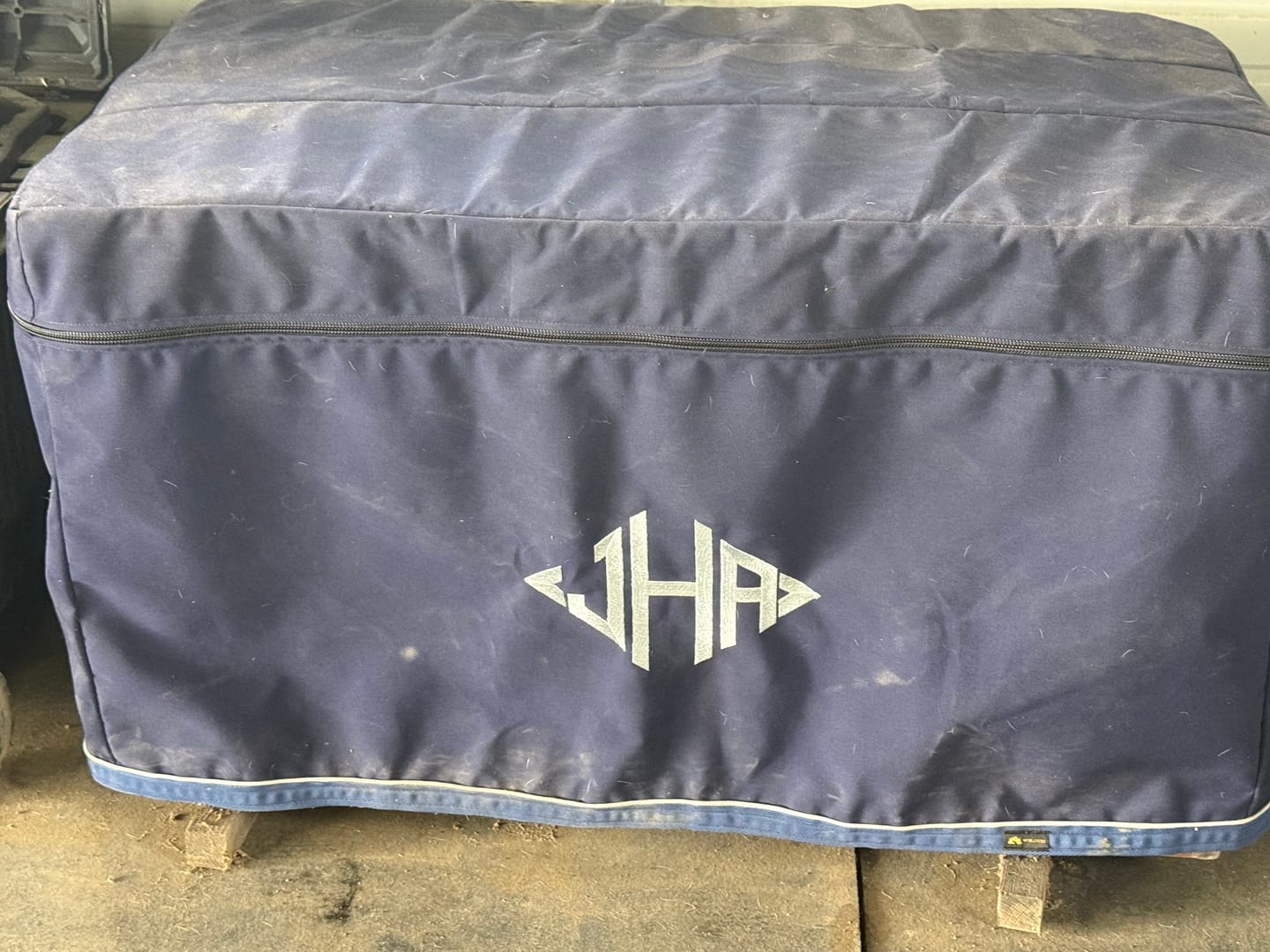 Customer photo review of Custom Tack Trunk Cover - For Any Standard Size Trunk