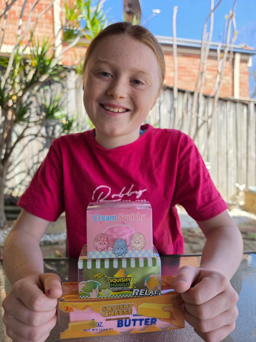 Customer photo review of Crunchy Butter Squishy - Pink
