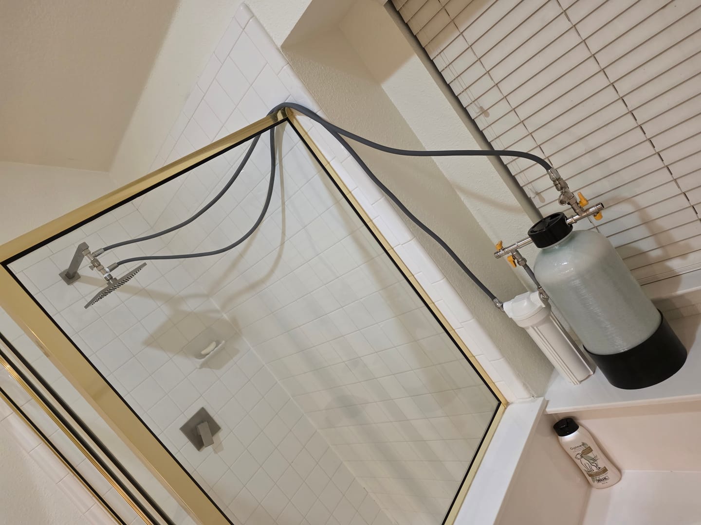 Customer photo review of Shower Water Softener System for Hard Water