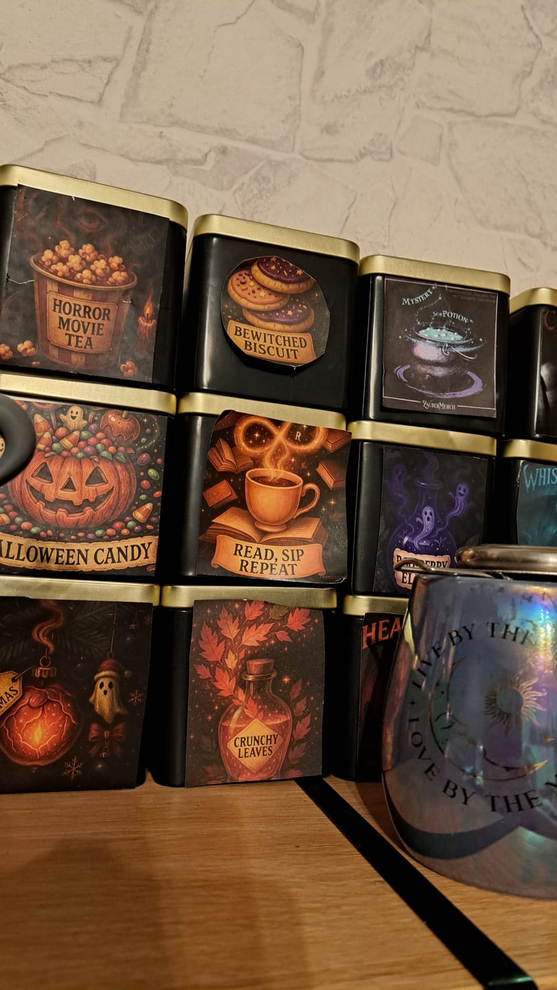 Customer photo review of Read, Sip, Repeat – Pu Erh & Guayusa mit Kakao-Nougat-Geschmack | Limitierter Booklover Tee