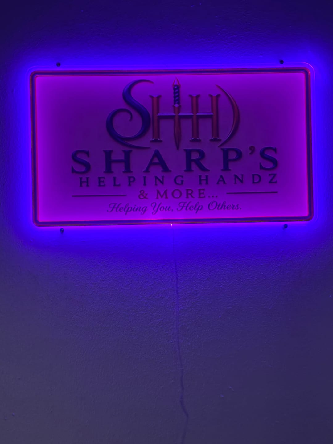 Customer photo review of SHARP | LED Neon Sign