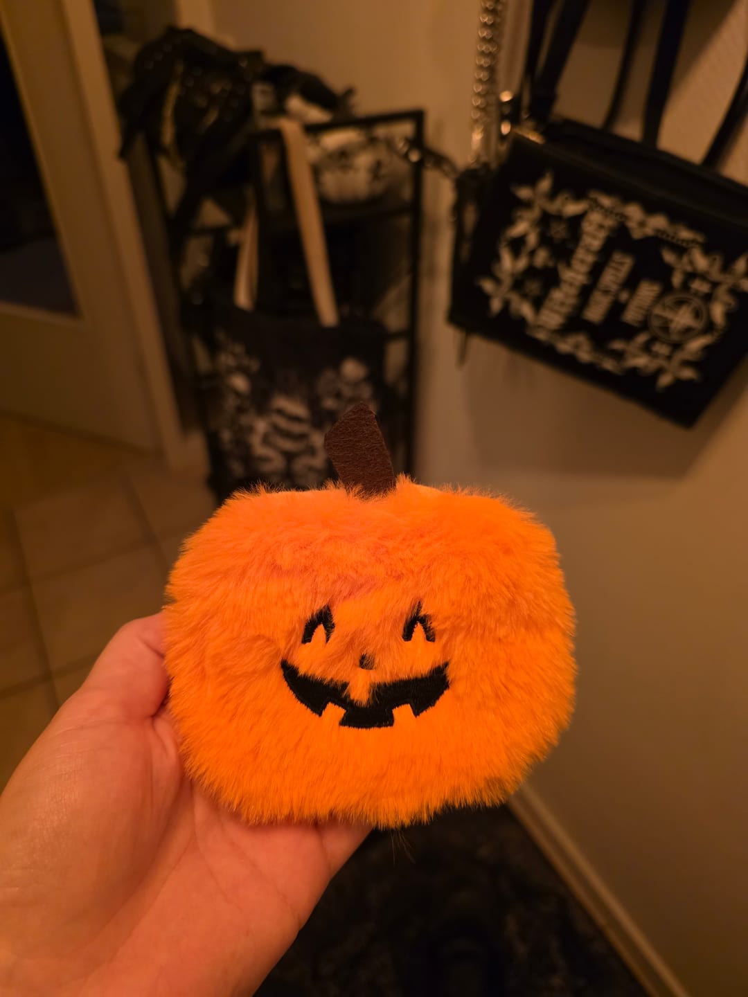 Customer photo review of Kuschelige Plüsch Handwärmer - Halloween Edition