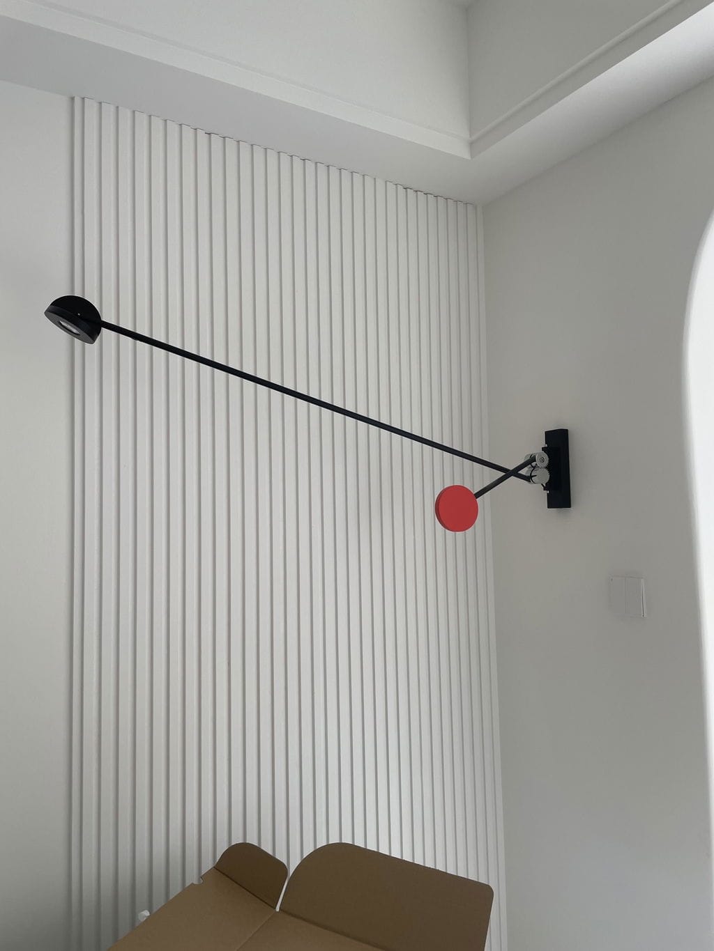 Customer photo review of Counterweight Wall Light, Adjustable Arm, Wall Sconce, 124 cm