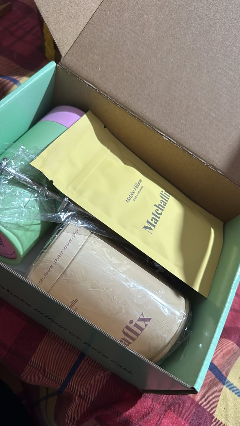 Customer photo review of Té Matcha Vainilla Premium