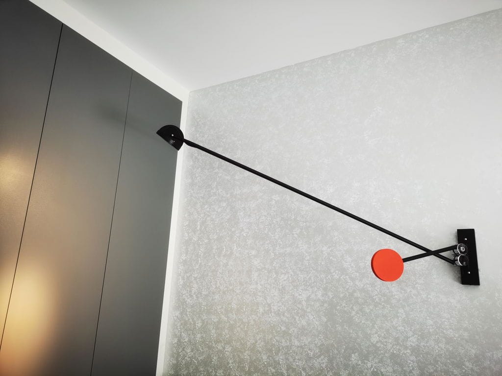 Customer photo review of Counterweight Wall Light, Adjustable Arm, Wall Sconce, 124 cm