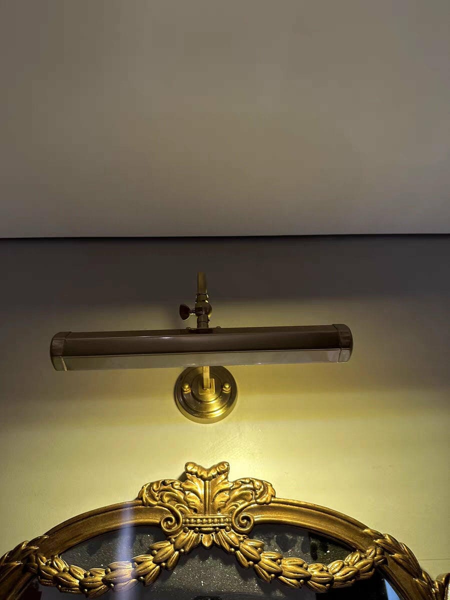 Customer photo review of Adjustable Wall Light, Metal Wall Sconce, Chrome or Gold