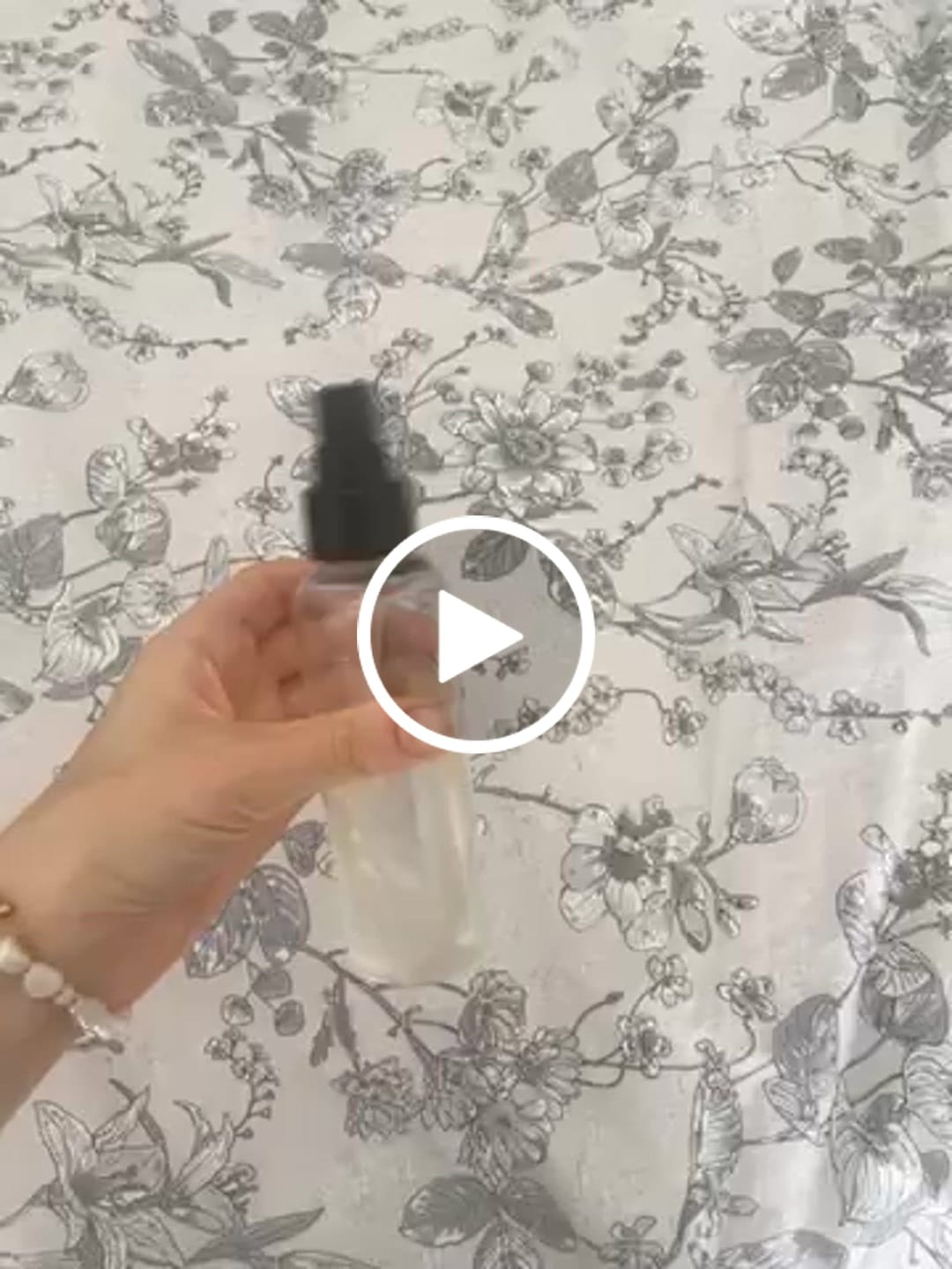 Customer video review of בקבוק 125 מ"ל שקוף עם מתז שחור