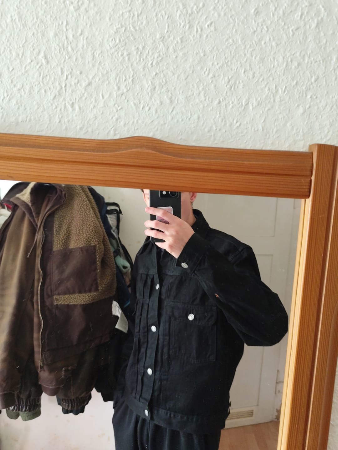 Customer photo review of Lot 54807XX 1954 Type 2 Black Selvedge Denim Jacket
