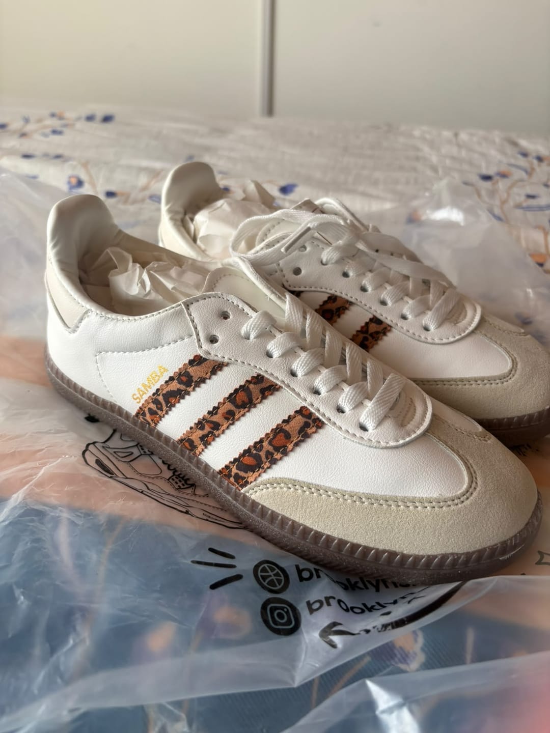 Customer photo review of ADIDAS SAMBA OG - CREAM PRINT