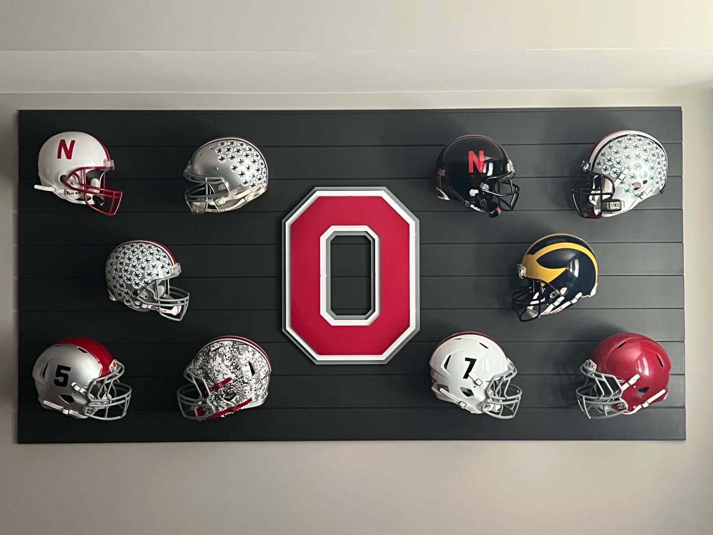 Customer photo review of Ohio State Buckeyes 3 LAYER "Block O" 3D Metal Wall Art