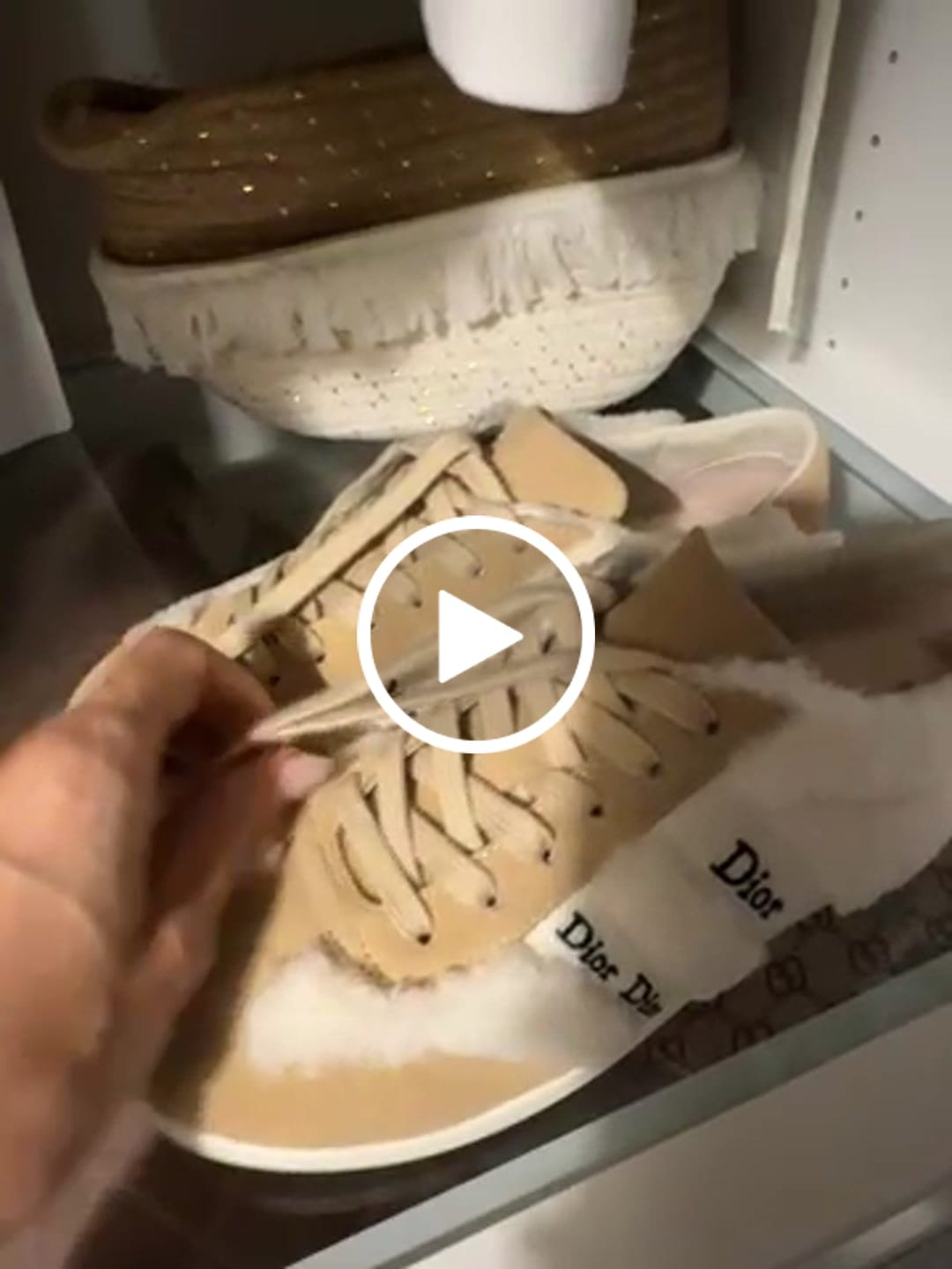 Customer video review of Chanel 2026 Ballet Flat Beige White Lambskin 697405