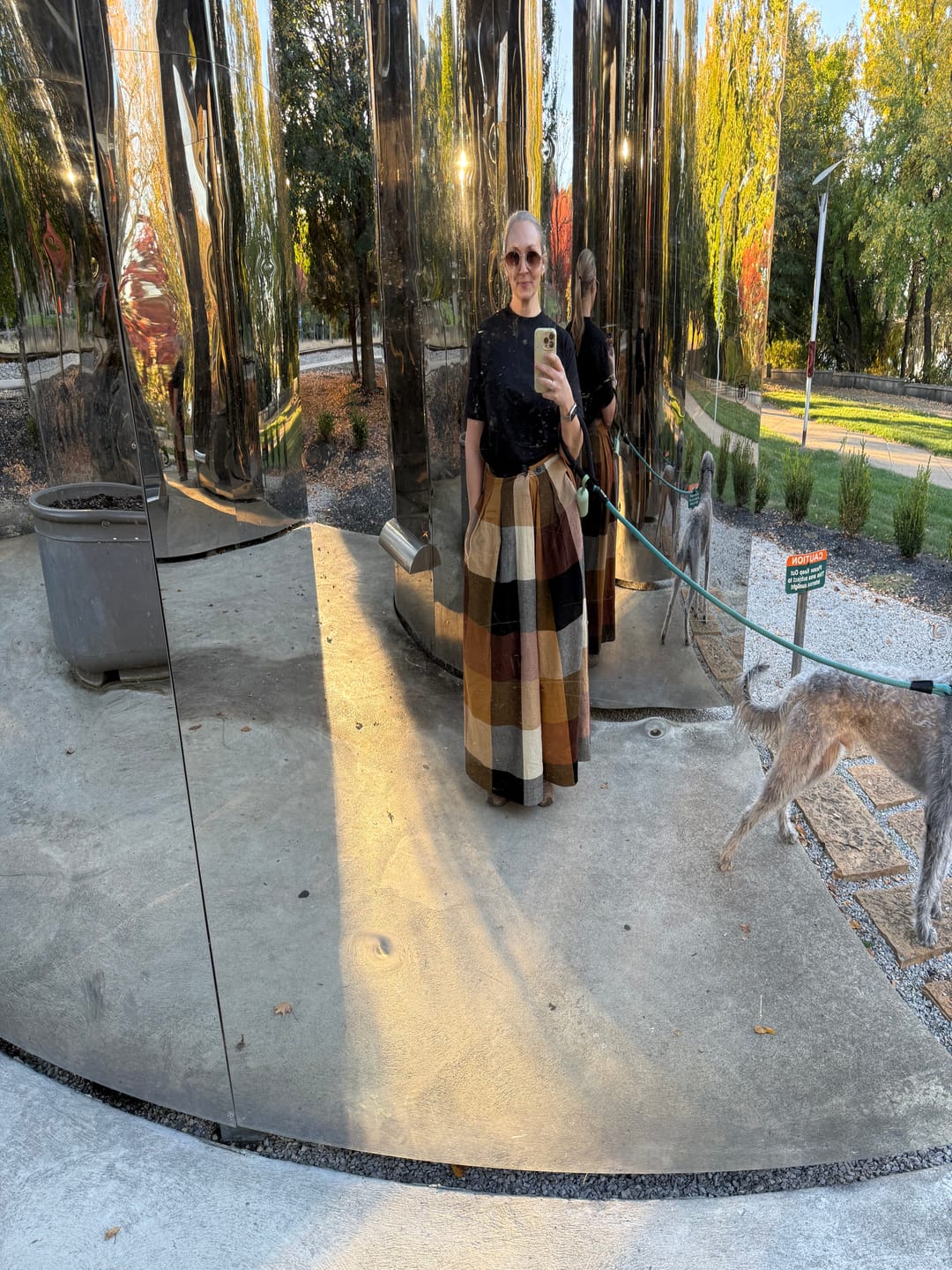 Customer photo review of FRIDA PANTS | MARNI CHEX