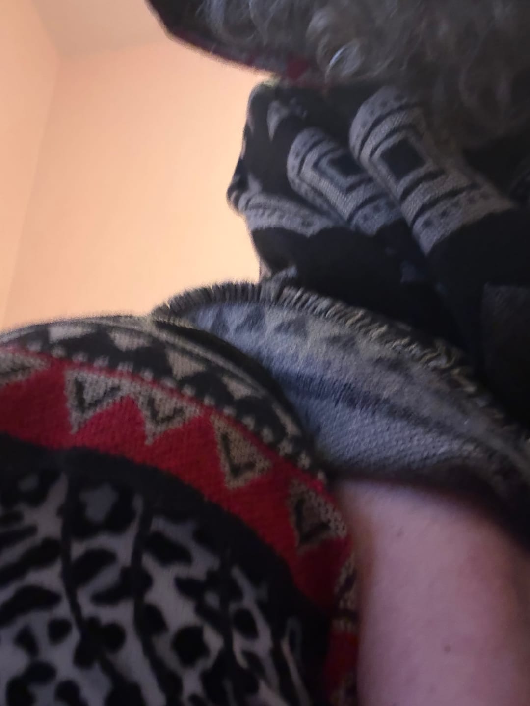 Customer photo review of Ethnic Autumn Keep Warm Hooded Shawl Cape