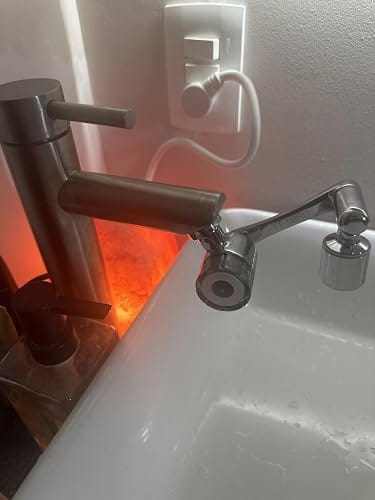 Customer photo review of Frizzlife 1080° Rotating Faucet Extender with Filter, FF1080