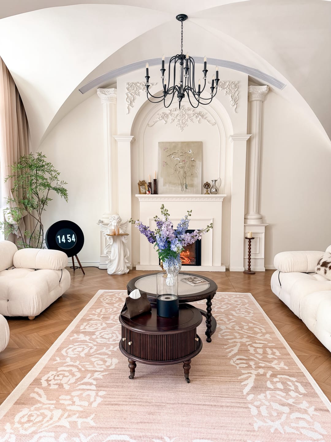 Customer photo review of Hiksnra 3 Seater Sofa with Rectangular Ottoman | Sofa in a Box