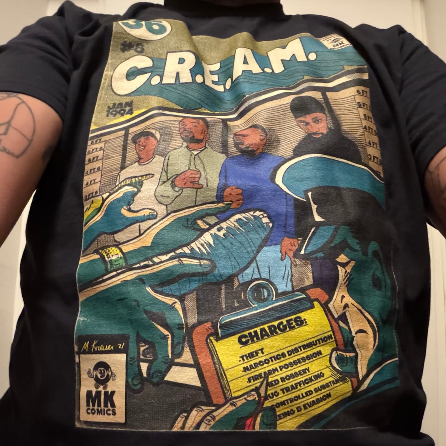 Customer photo review of C.R.E.A.M - Unisex Comfort Colors T-shirt