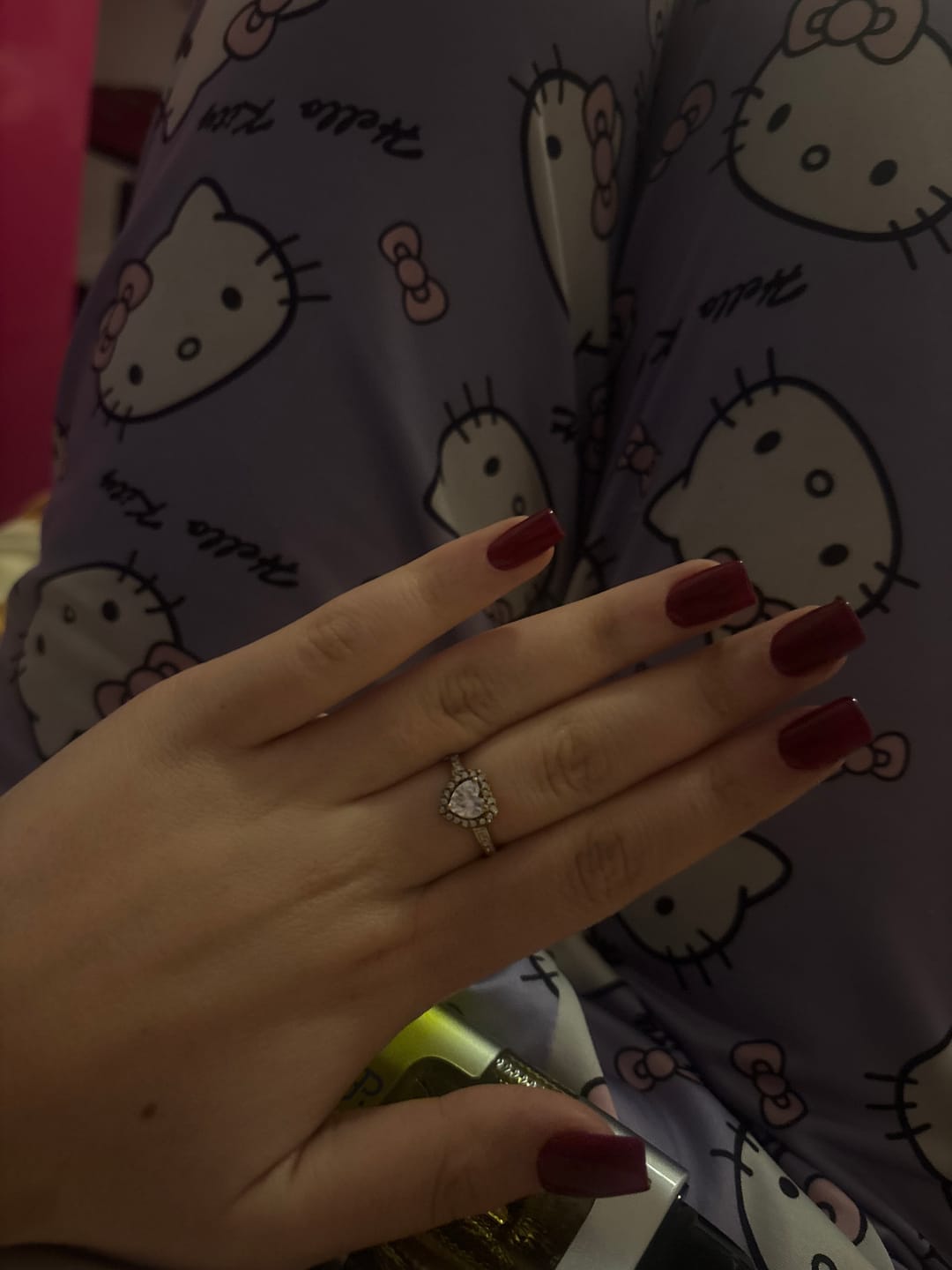 Customer photo review of Endless Heart Ring
