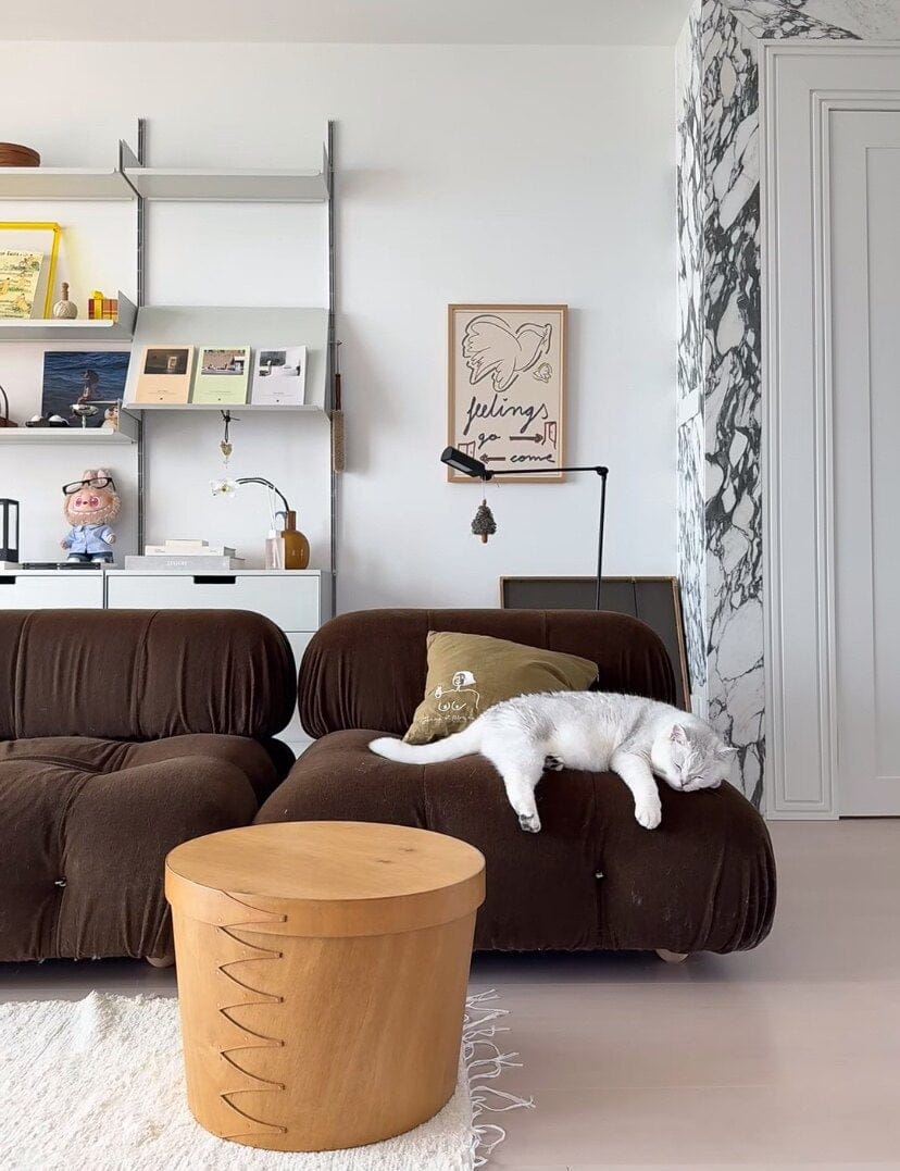 Customer photo review of Hiksnra 3 Piece Sectional Sofa | Compression Sofa in Box