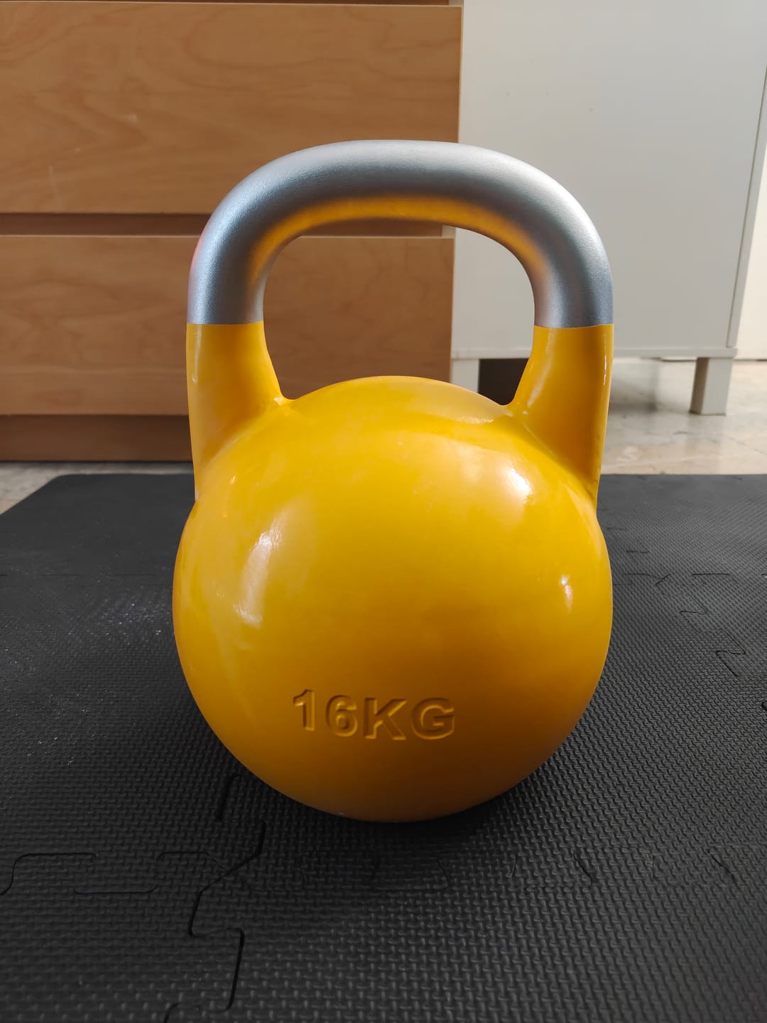 Customer photo review of Stainless Steel Competition Kettlebells - 4-36KG