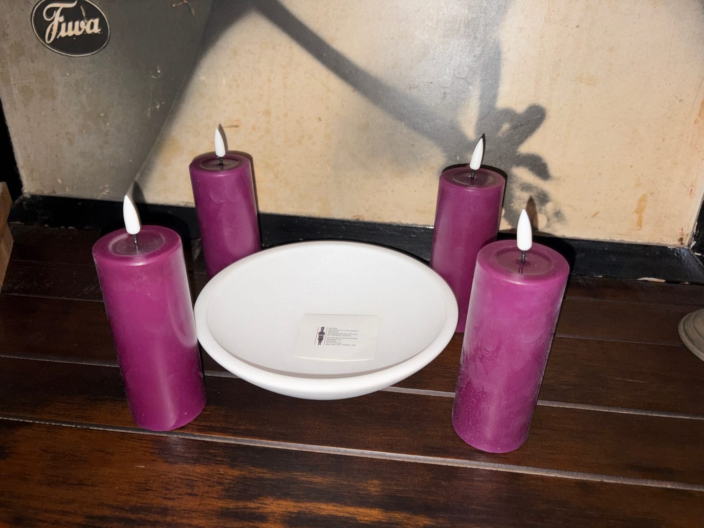 Customer photo review of LED Bloklys Ø 5 x 12,5 cm Violet