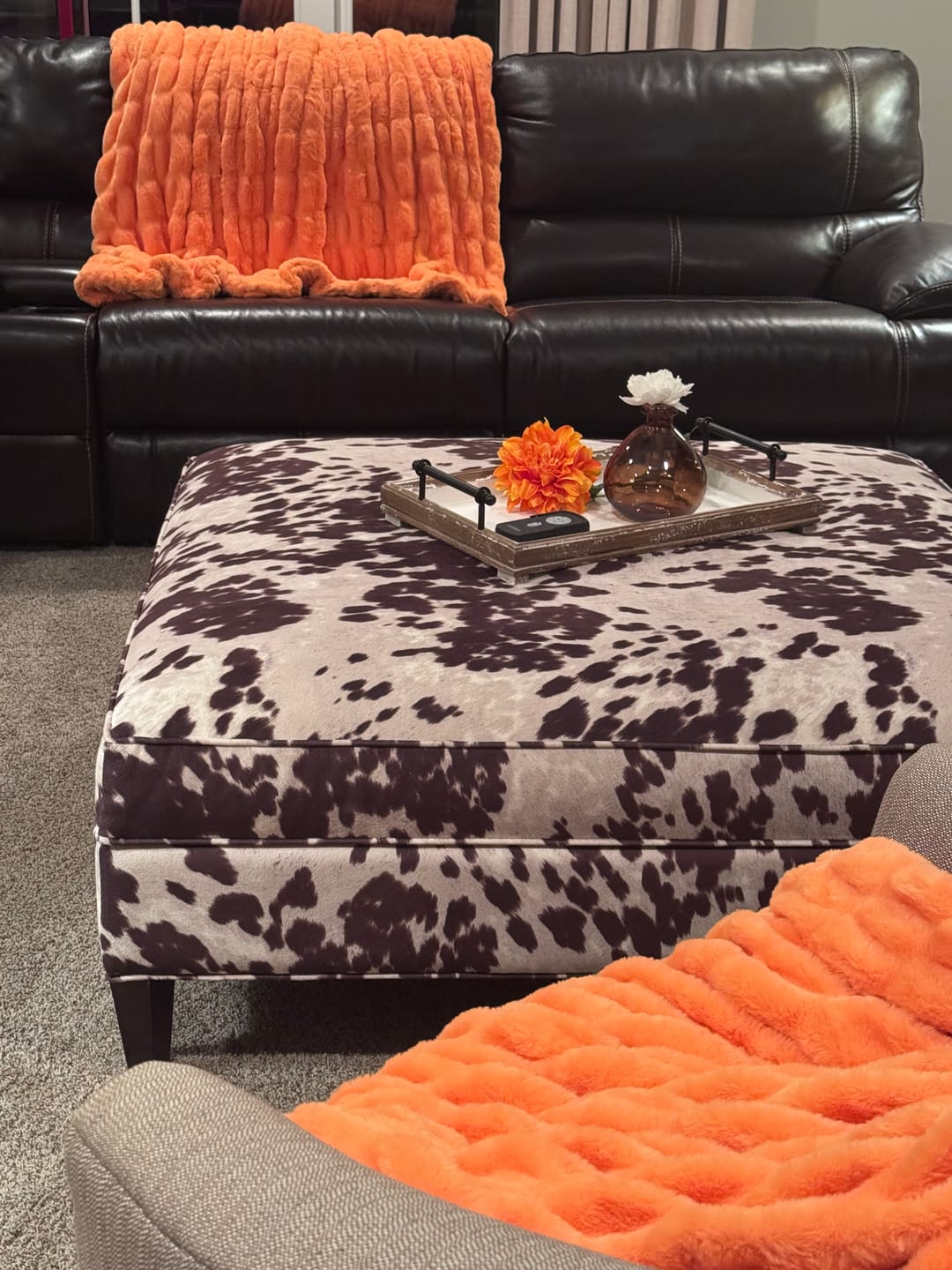 Customer photo review of Original Hugs Papaya Blanket