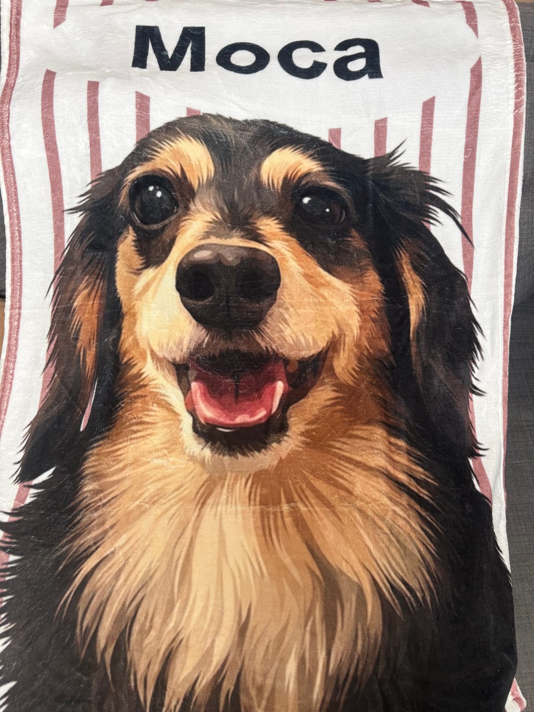Customer photo review of Petcanva©オーダーメイド ペット似顔絵【3点セット】
