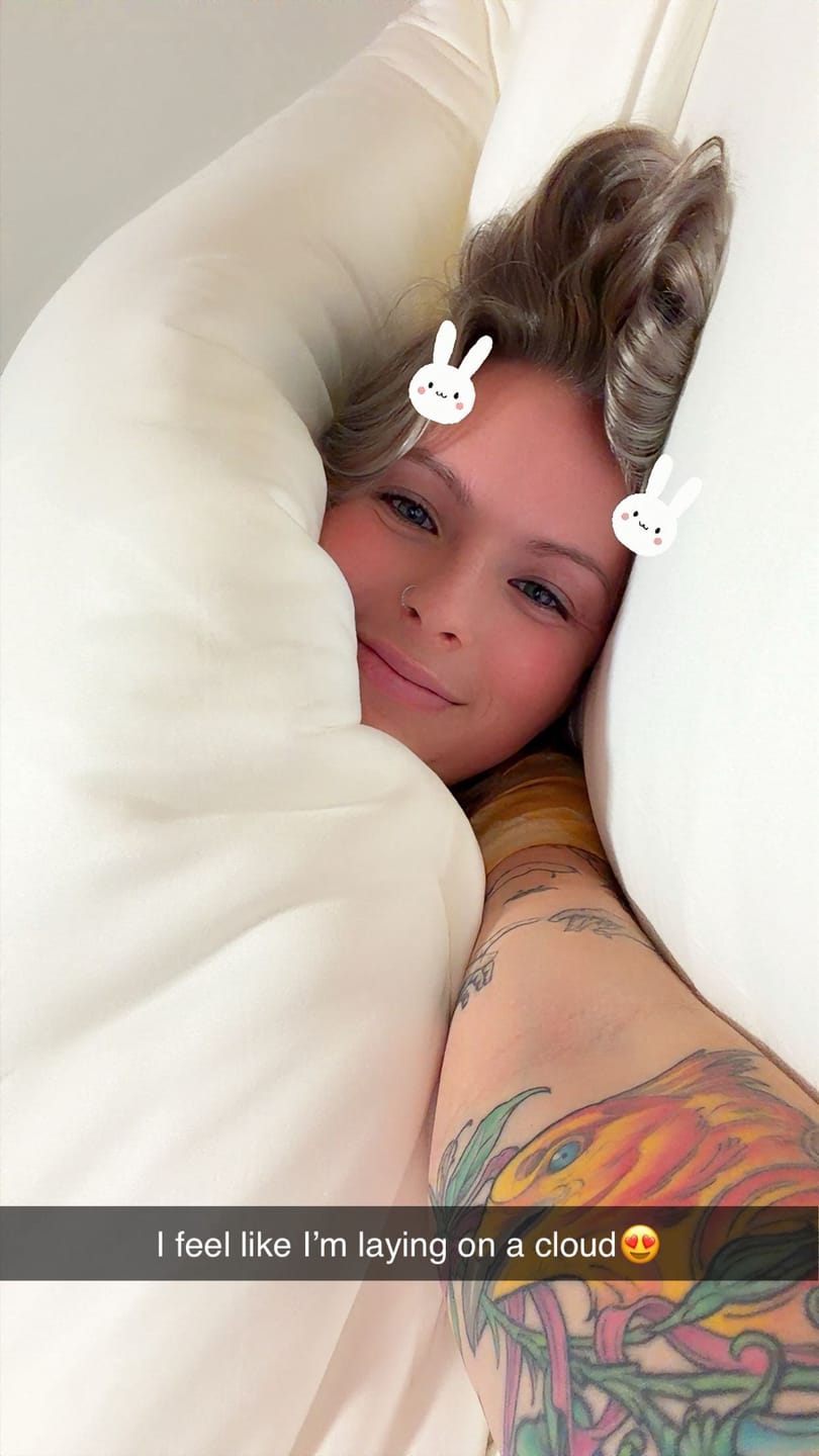 Customer photo review of MarshMellow Comforter