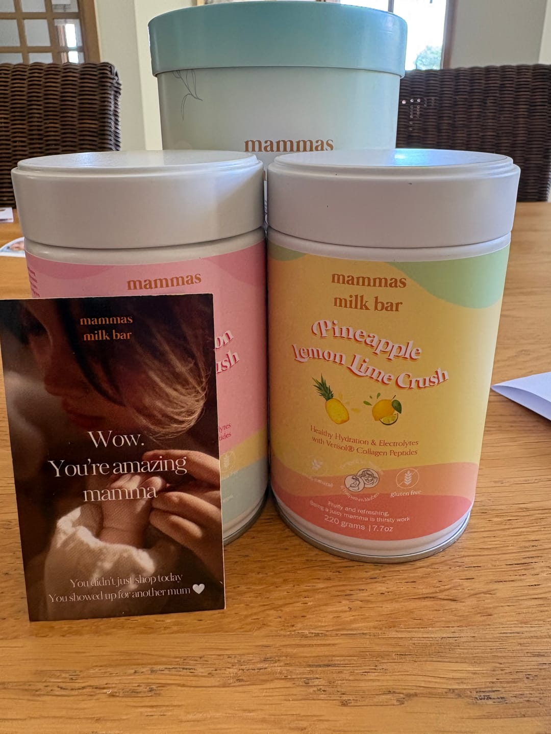 Customer photo review of Pineapple Lemon & Lime Crush Hydration Electrolyte Drink with Verisol® Collagen *RESTOCKED!*