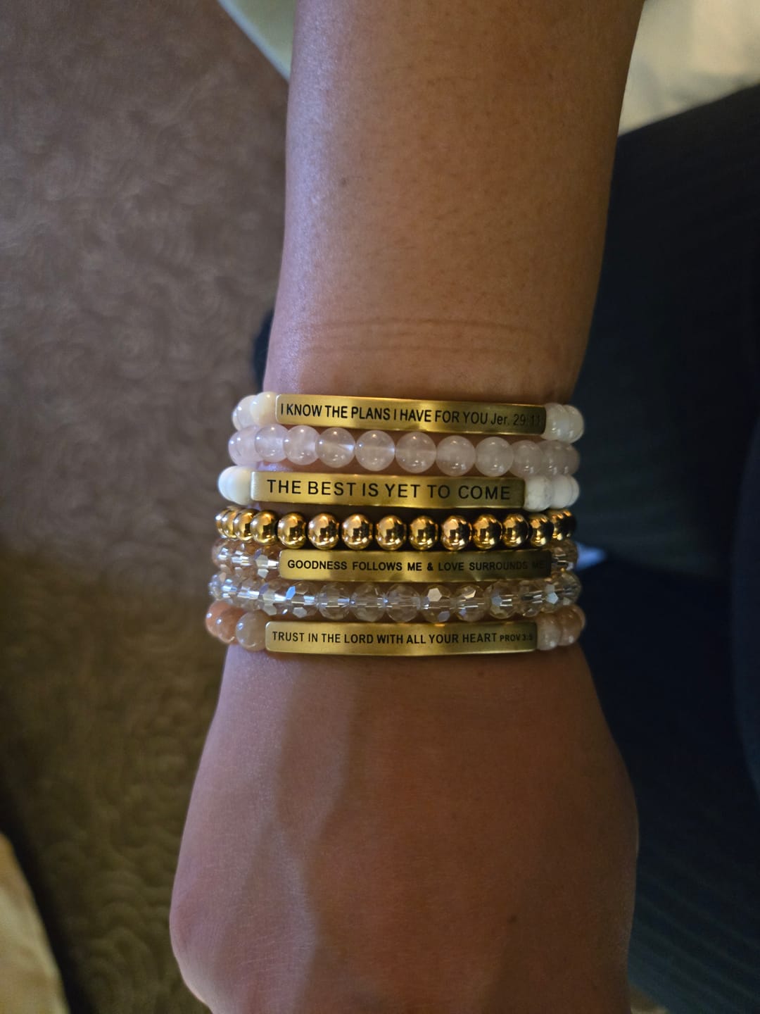 Customer photo review of SUNSTONE - ACCENT BRACELET