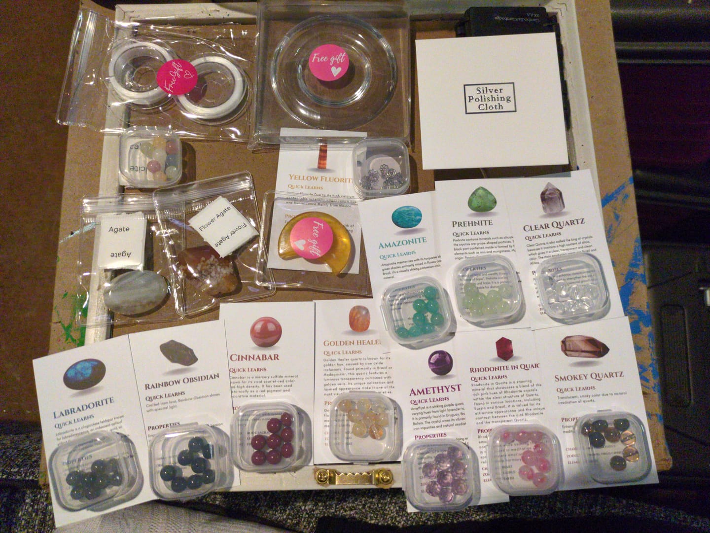 Customer photo review of Kiki Crystal DIY Beads Mystery Capsules – Collect, Match & Create Your Own Bracelet！✨