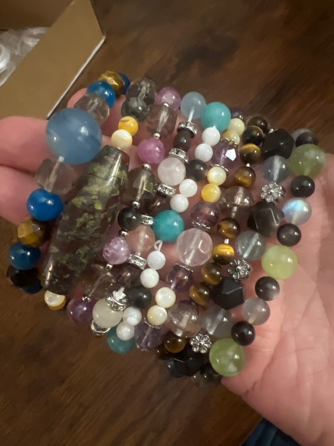 Customer photo review of Kiki Crystal DIY Beads Mystery Capsules – Collect, Match & Create Your Own Bracelet！✨