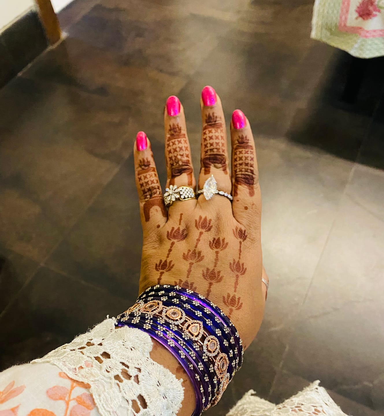 Customer photo review of 4Ct Shelby Marquise Solitaire Silver Ring For Women