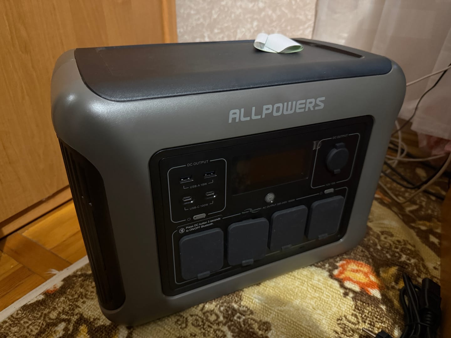 Customer photo review of ALLPOWERS R1500 LITE Portable Power Station 1600W 1056Wh